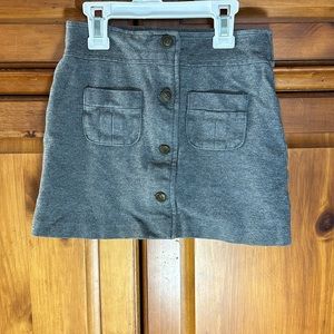 Lands End Girls Gray Skort